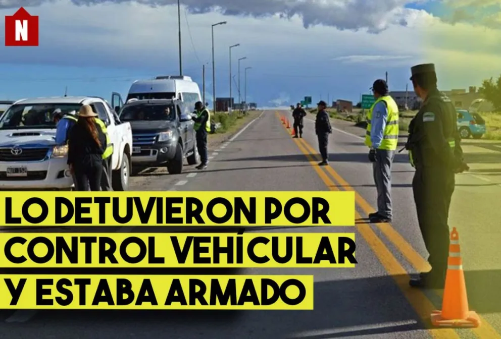 Lo detuvieron para un control vehícular y estaba armado con una Carabina