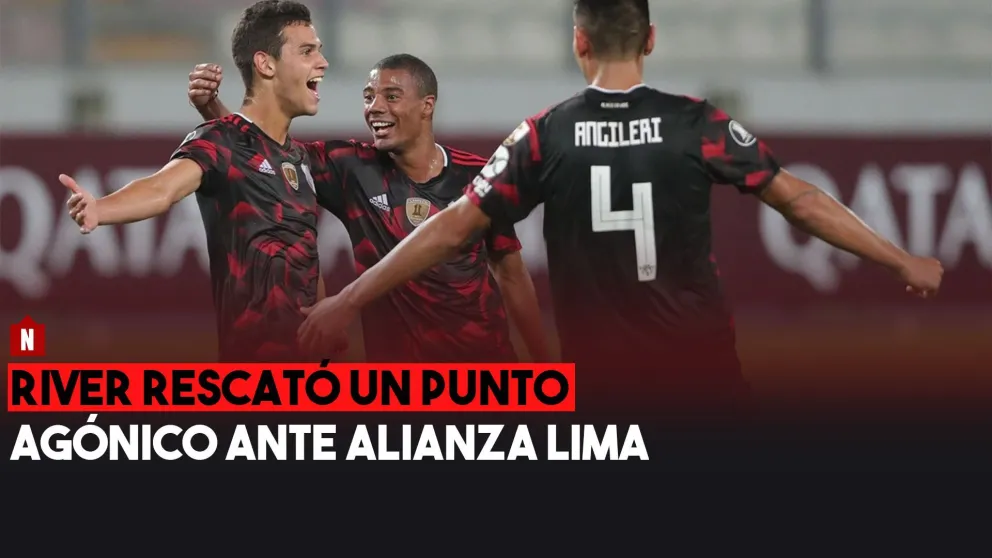 River cosechó un empate agónico frente a Alianza Lima
