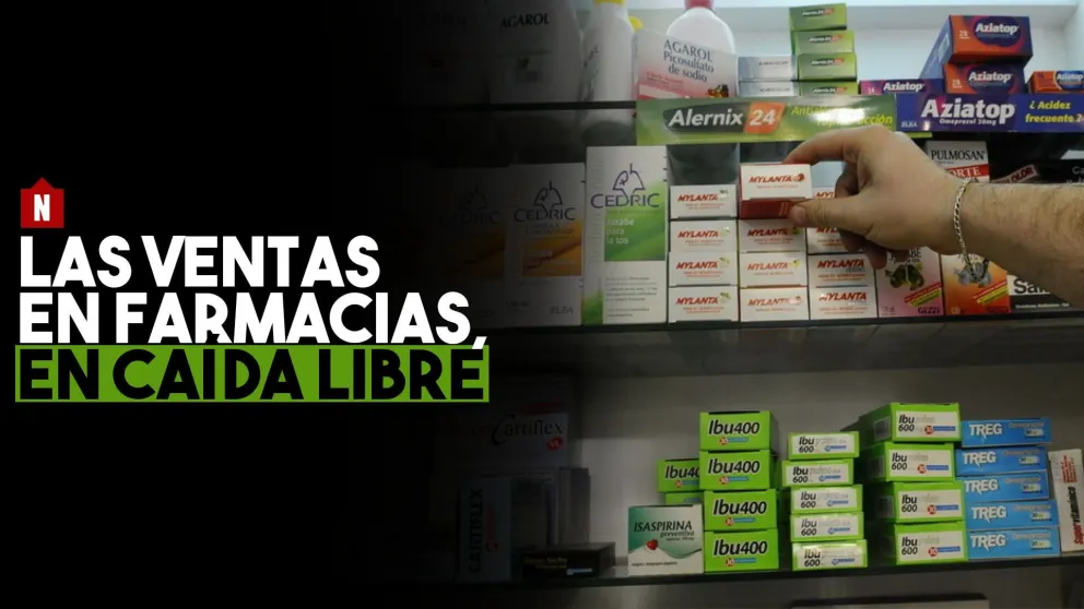 Las ventas en las farmacias, en caída libre