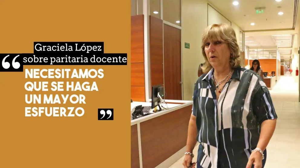 Graciela López sobre paritaria docente: "Necesitamos un mayor esfuerzo"