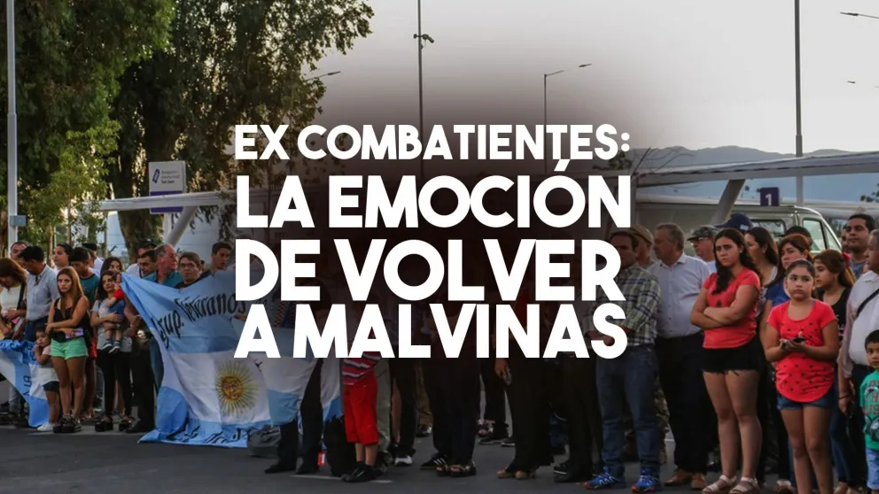 Entre lágrimas de emoción partió una nueva delegación de ex combatientes a Malvinas
