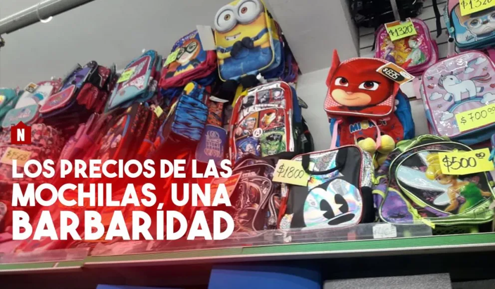 El precio de las mochilas, una barbaridad