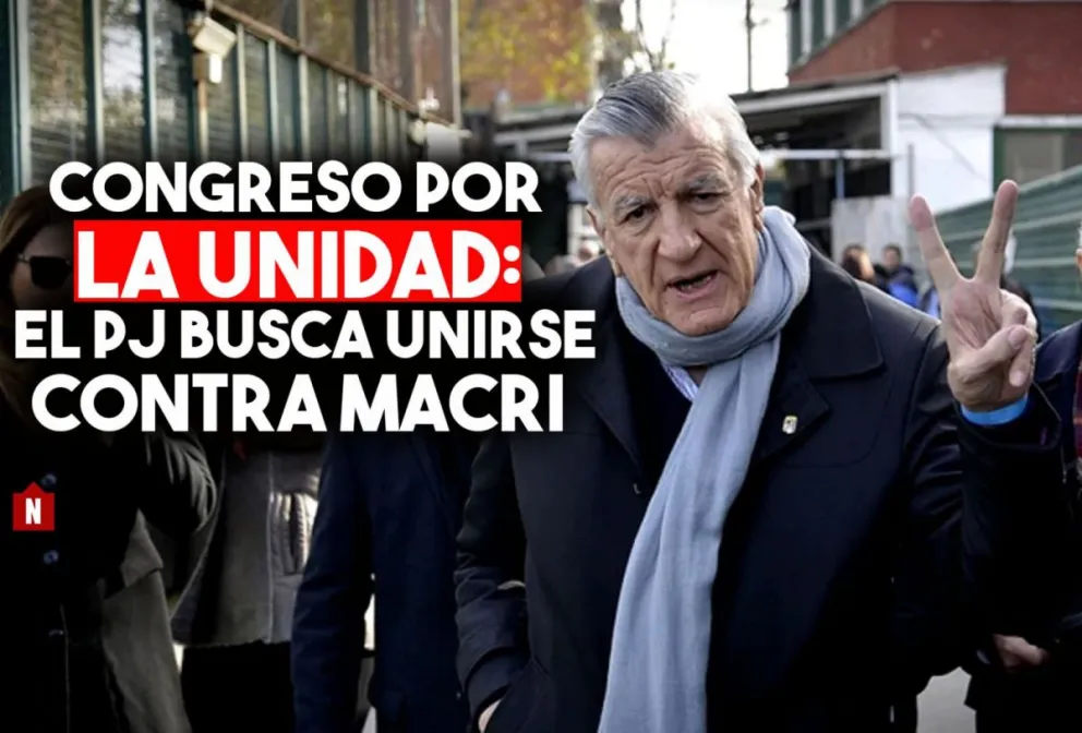Gioja encabeza el congreso del PJ y llama a Massa y a los gobernadores a unirse contra Macri