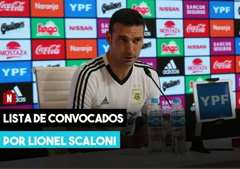 Estos son los convocados por Lionel Scaloni para los amistosos de la Selección Argentina