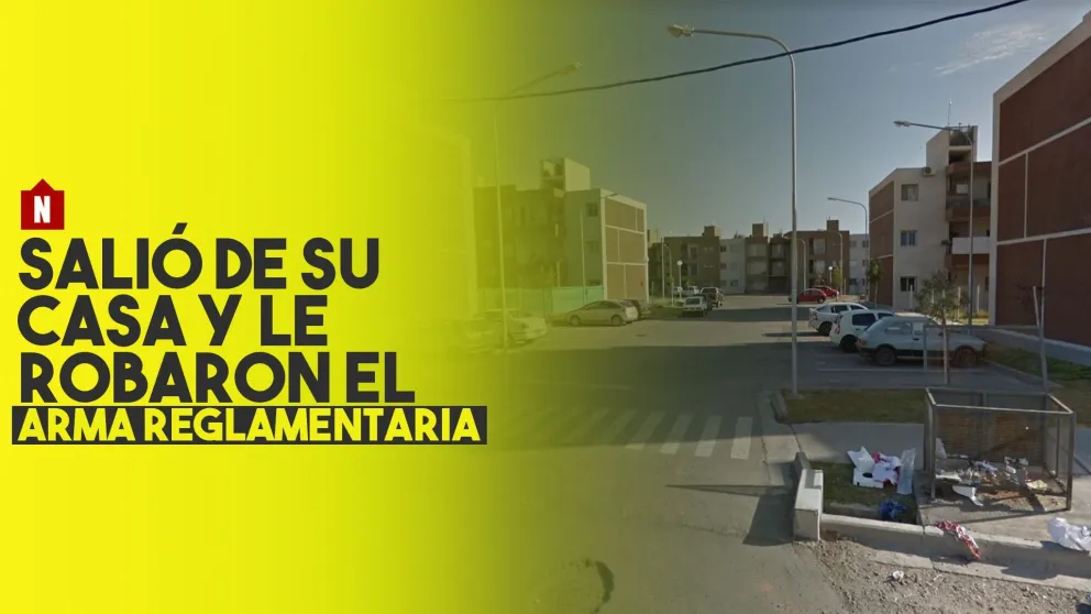 Un gendarme salió de su casa y le robaron el arma
