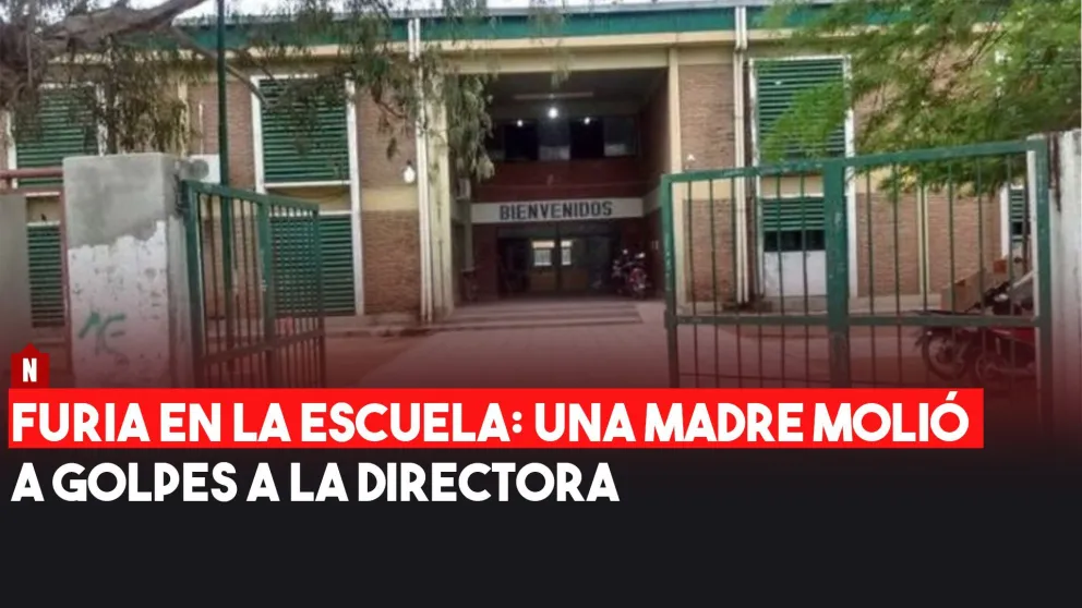 Ataque de furia: Una madre dejó inconsciente a la directora de la escuela