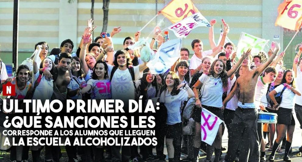 Último primer día: ¿Que pasará con alumnos que lleguen alcoholizados?