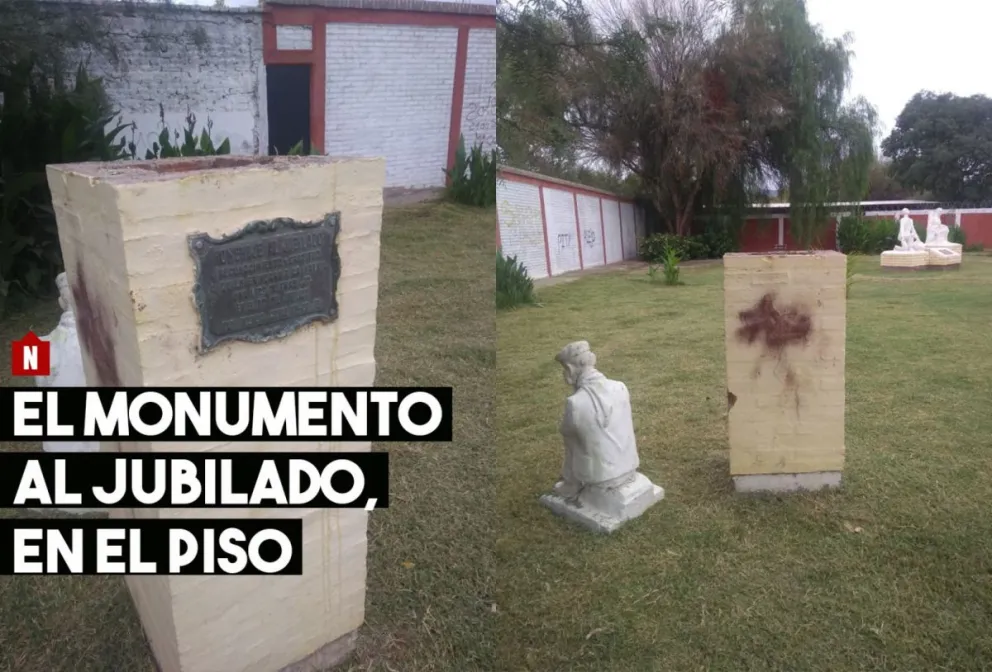 Denuncian que una plaza de Jáchal está en mal estado
