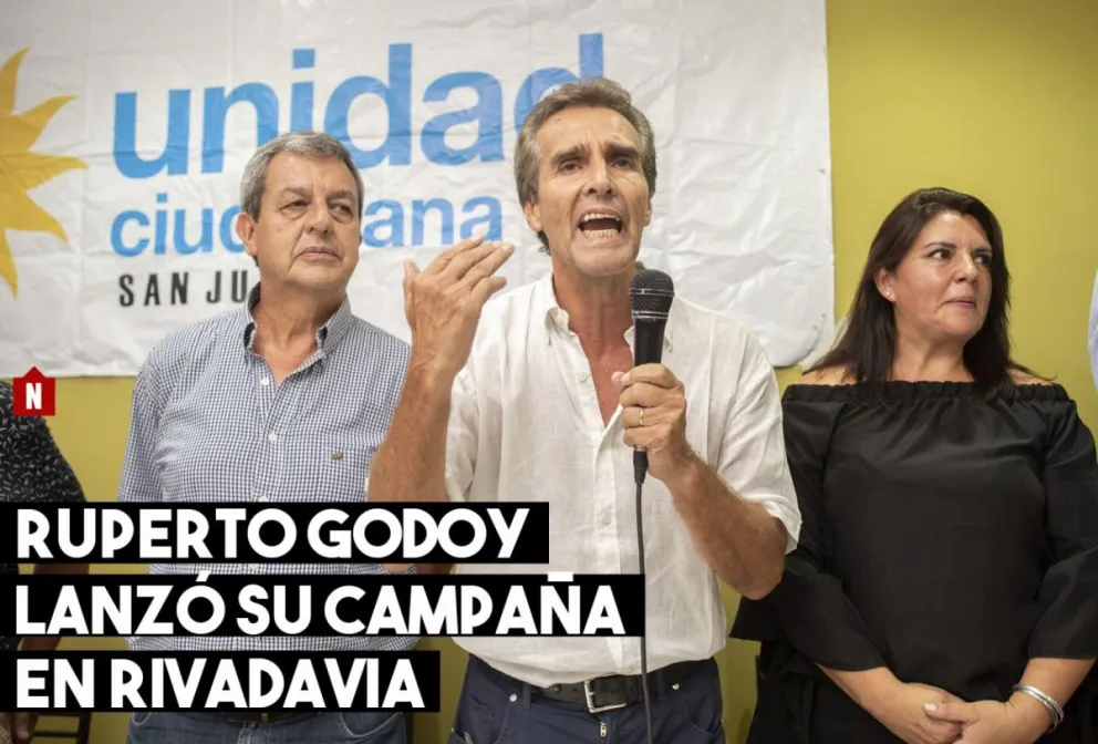 Ruperto Godoy lanzó oficialmente su campaña en Rivadavia