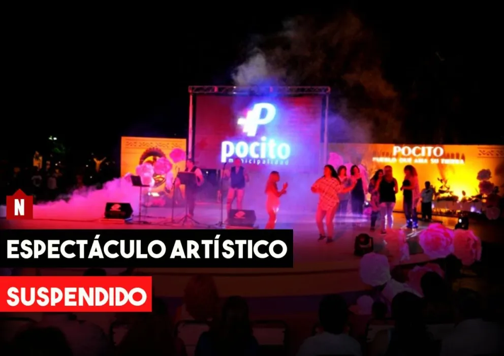 Se suspendió el espectáculo artístico en Pocito