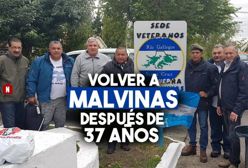 Excombatientes llegan a Malvinas