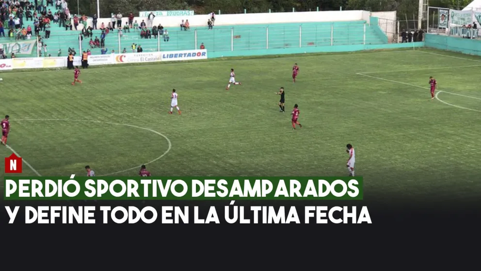 De local Sportivo Desamparados perdió 2 a 0 ante Huracan Las Heras