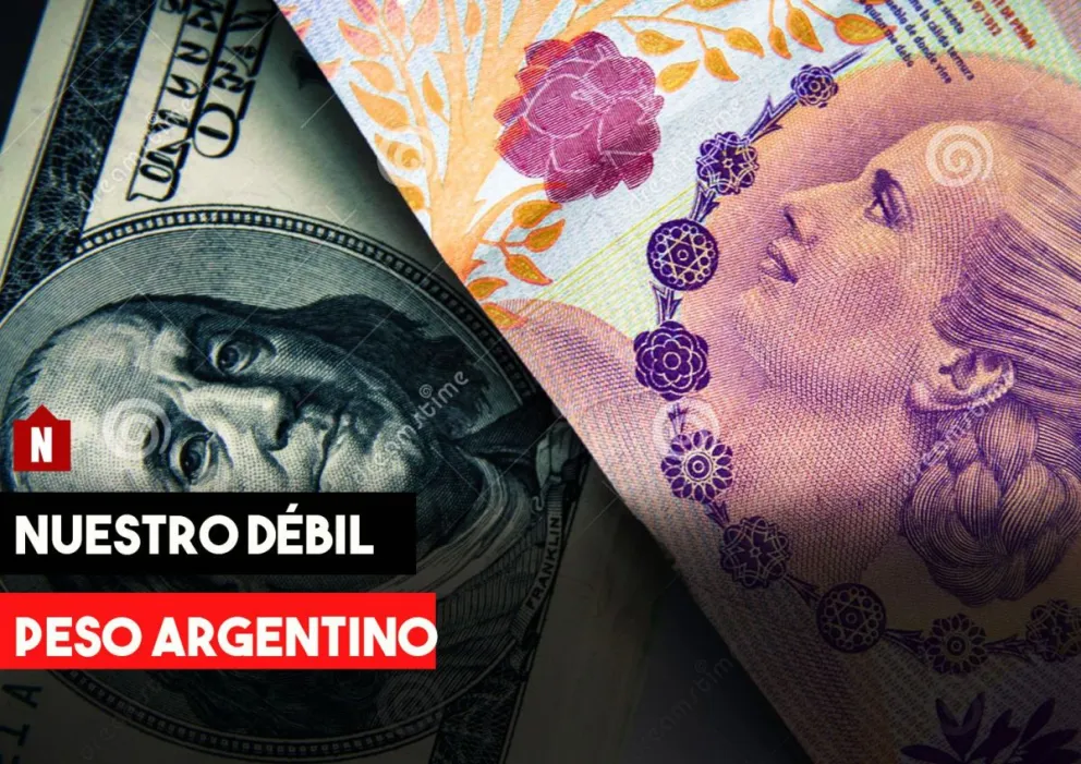 El peso argentino, el más débil de las monedas emergentes