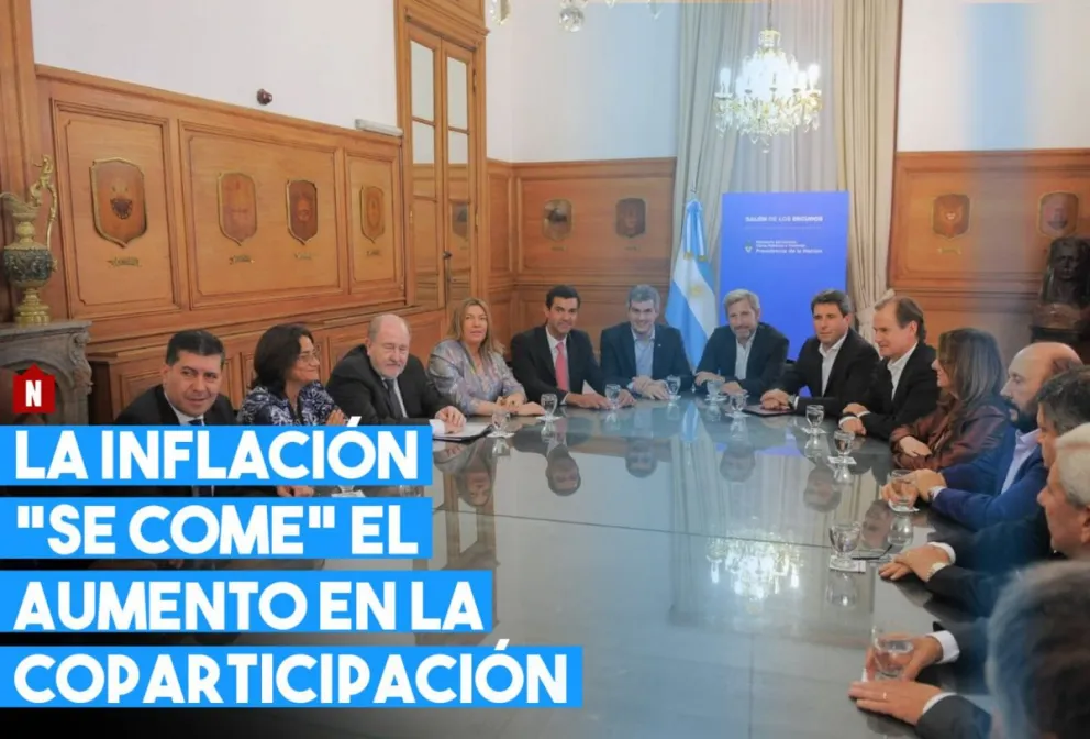 Más fondos para las provincias pero por debajo de la inflación