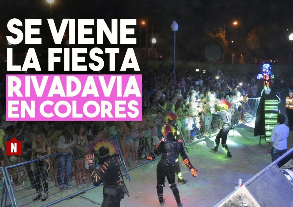 Se viene la 4ta edición de la Fiesta "Rivadavia en Colores"