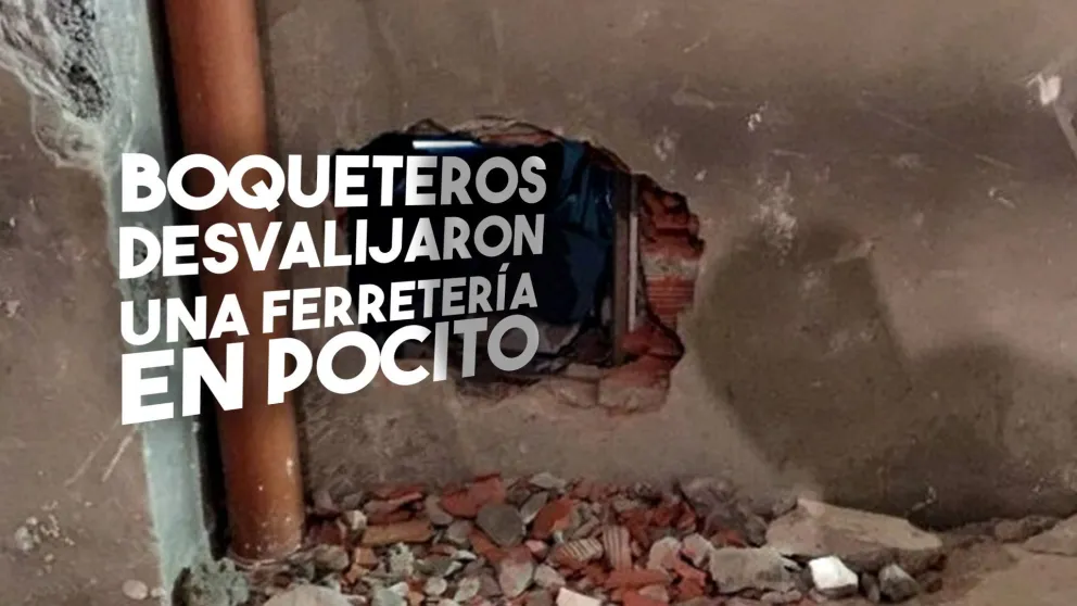 Desvalijaron una ferretería en Pocito