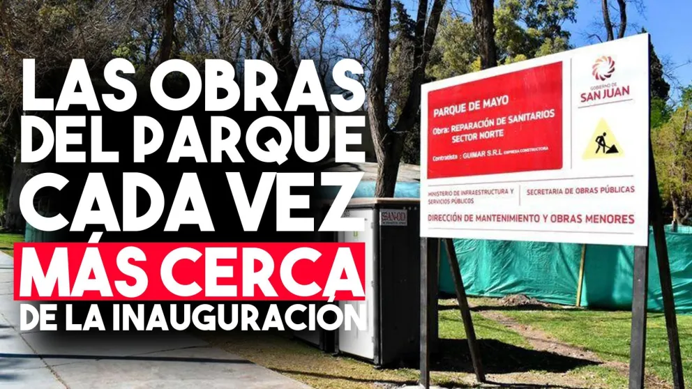 El Parque de Mayo avanza con la remodelación