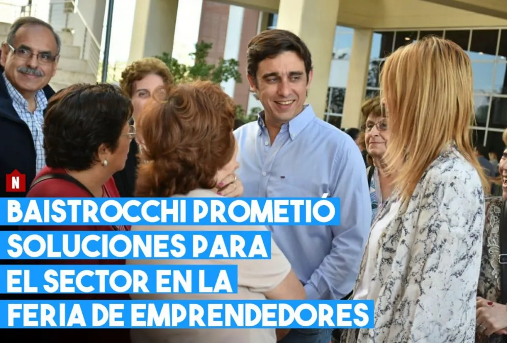 En la Feria de Emprendedores, Baistrocchi planteó soluciones para el sector a mediano y largo plazo