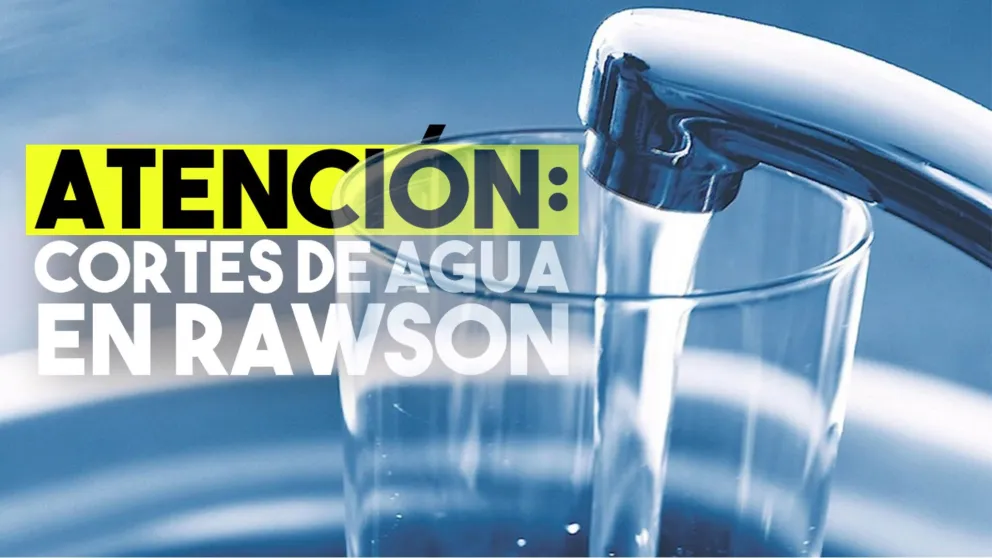 Cortes de agua en Rawson