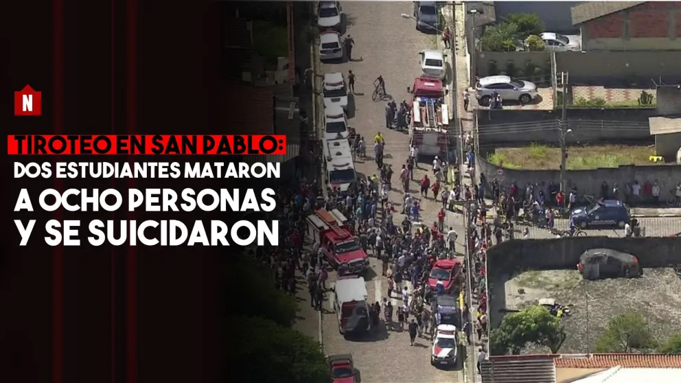 Tiroteo en San Pablo: dos estudiantes mataron a ocho personas y se suicidaron