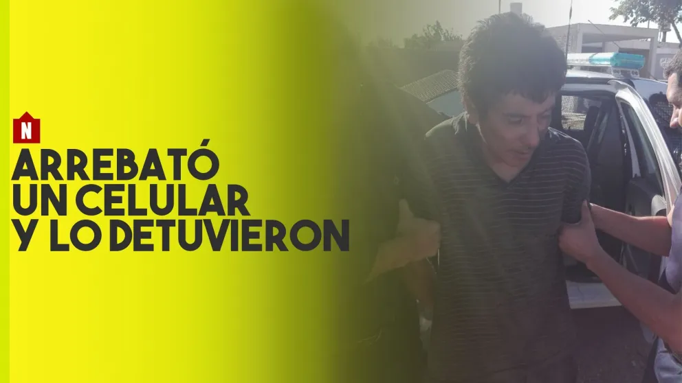 Tenía una “probation”, le arrebató el celular a una joven y lo detuvieron