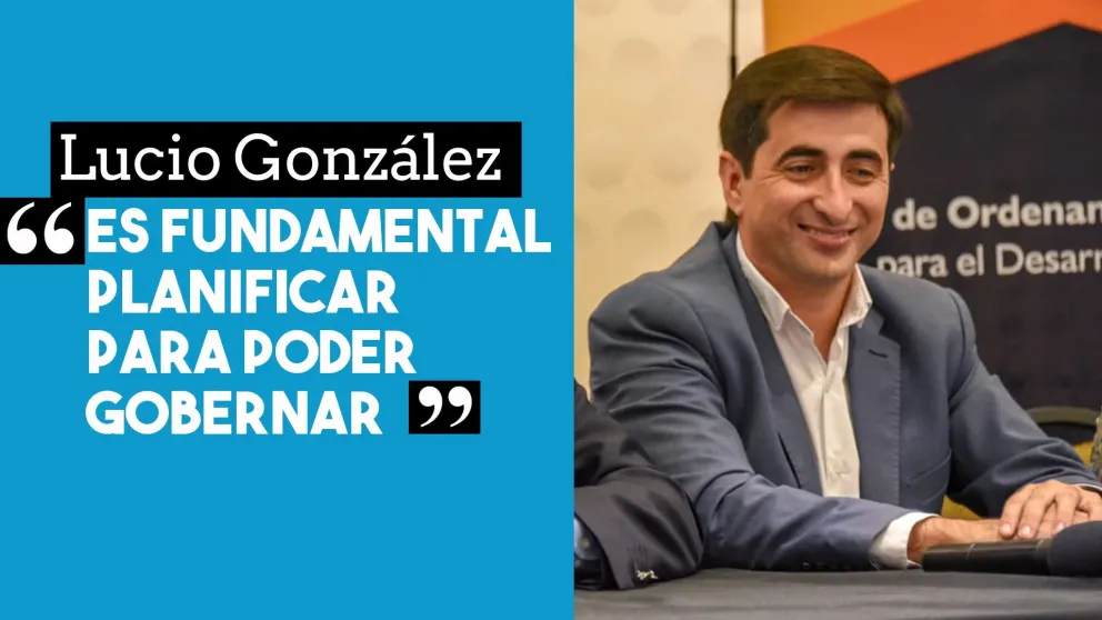 Lucio González presentó su proyecto de ordenamiento territorial para Santa Lucía