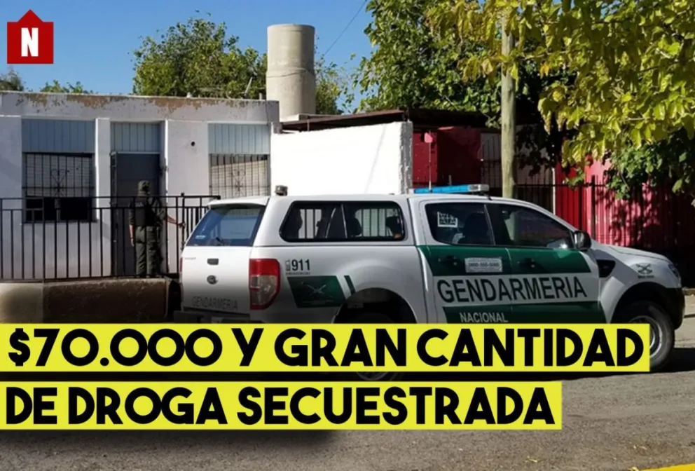 En Rawson Gendarmería Nacional realizó un operativo antidrogas