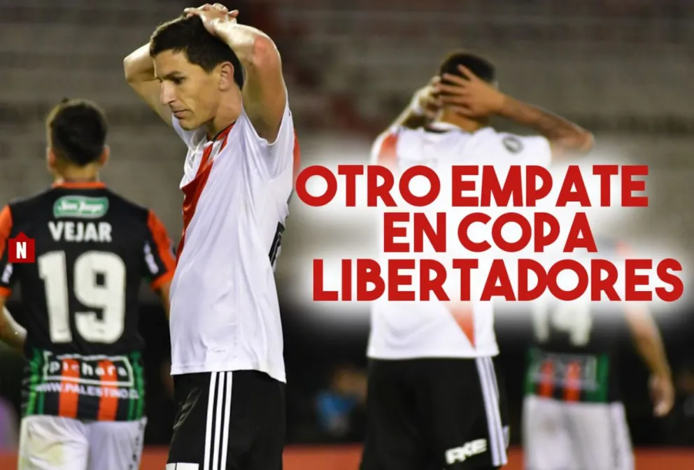 River volvió a empatar en la Copa Libertadores