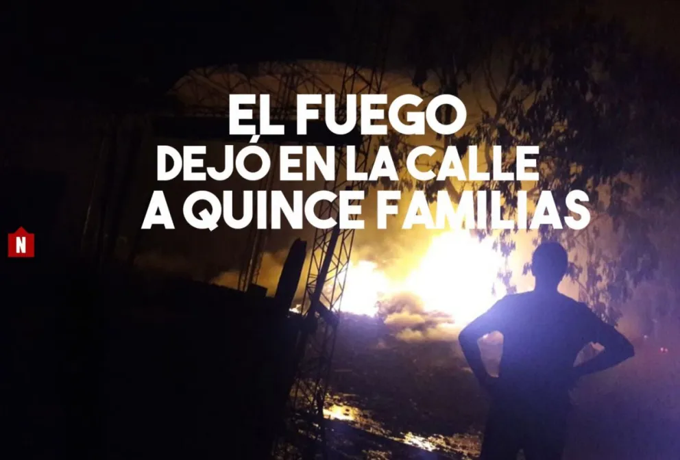 El incendio en el aserradero dejó con incertidumbre a 15 familias