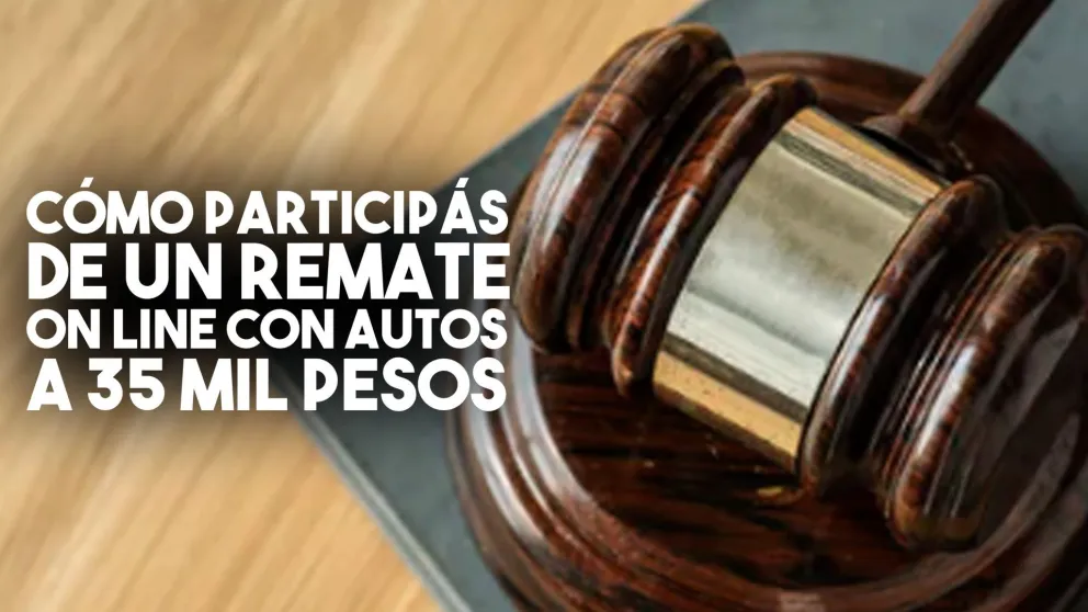 Subastan autos a 35 mil pesos y se puede participar por internet