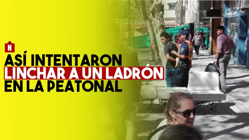 Así trataron de linchar a un ladrón en la peatonal