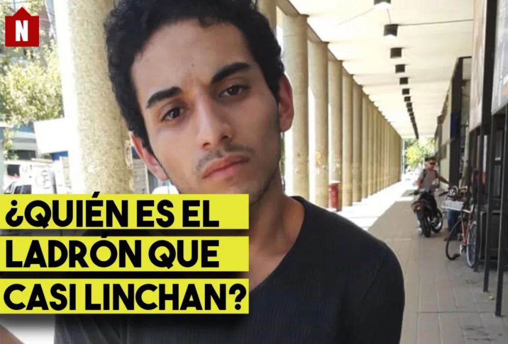 Este es el ladrón que intentaron linchar en la Peatonal