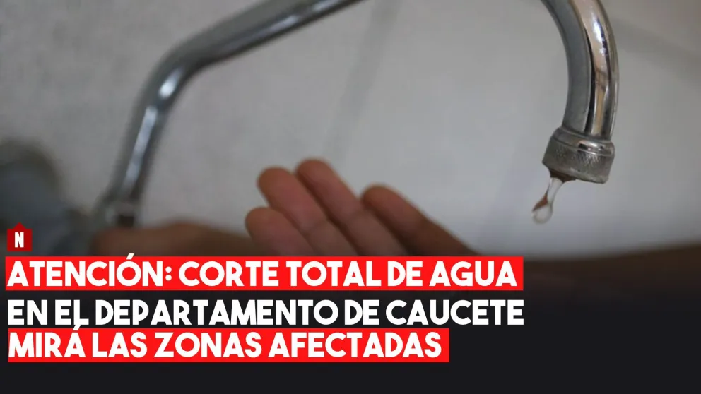 El sábado próximo se cortará totalmente el agua en Caucete