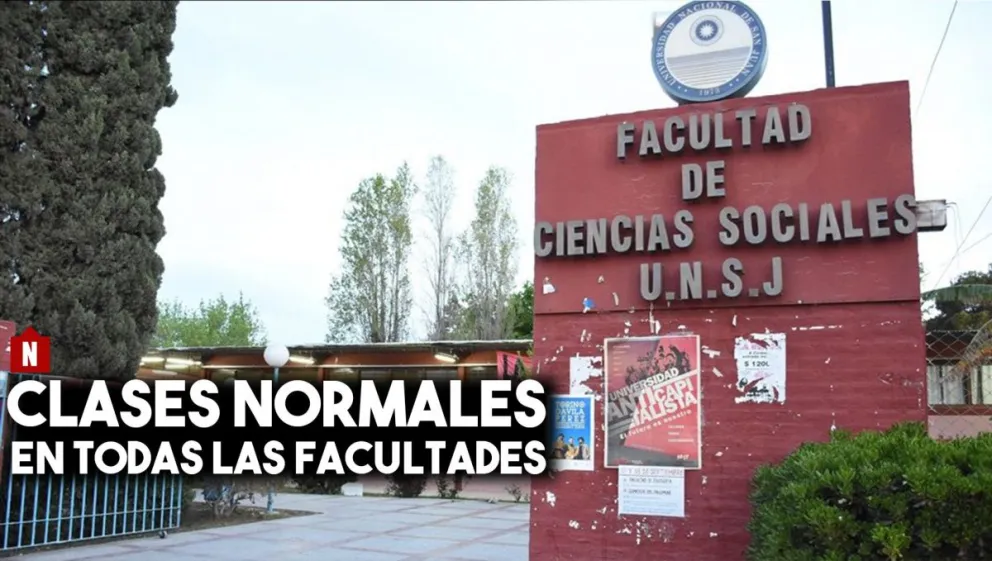 Actividades normales en la UNSJ
