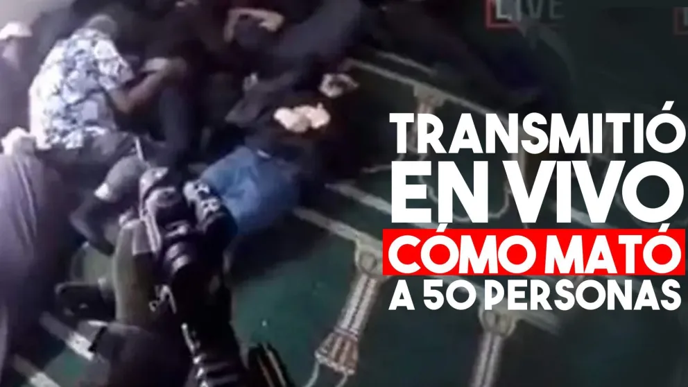 Transmitió por Facebook cómo mataba en la mezquita