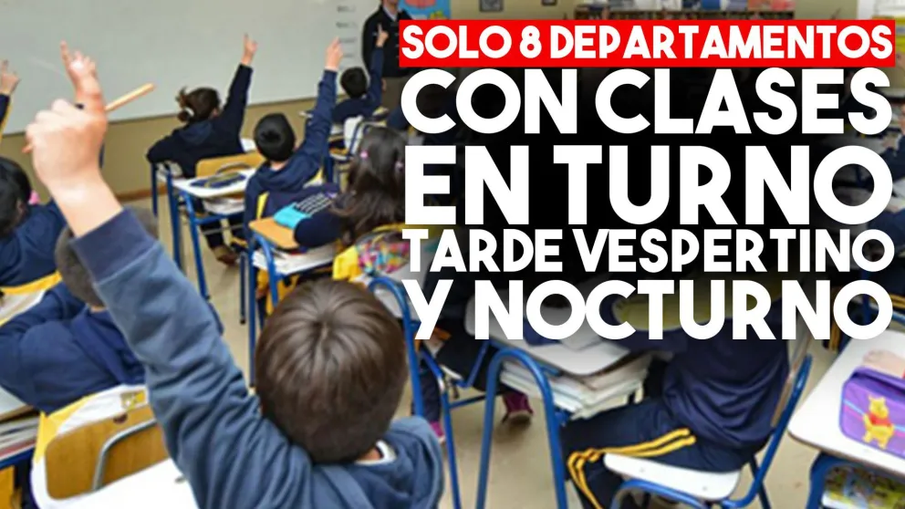 Confirmaron las clases en ocho departamentos