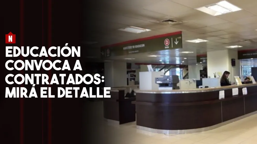 Educación convocó a contratados de servicios generales y personal administrativo