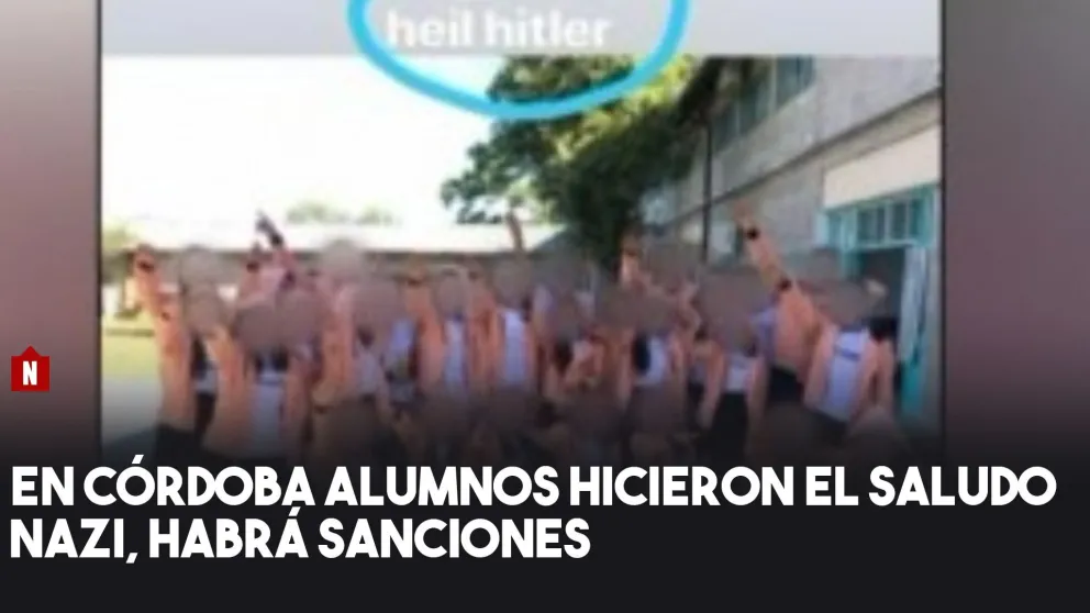 Escándalo en Córdoba por alumnos que hicieron el saludo nazi en el patio del colegio