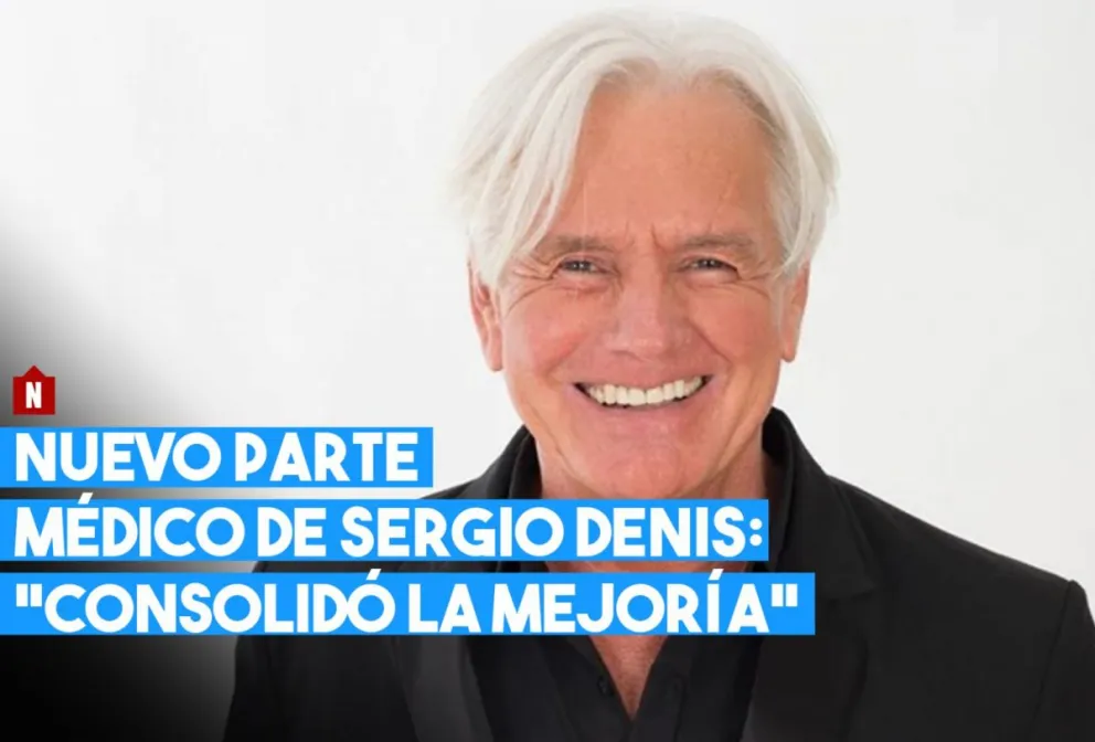 Nuevo parte médico de Sergio Denis: “Consolidó la mejoría”