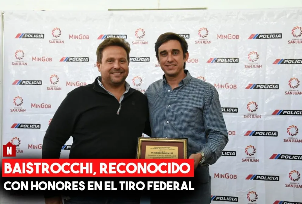 Emilio Baistrocchi fue nombrado Socio Honorario del Tiro Federal