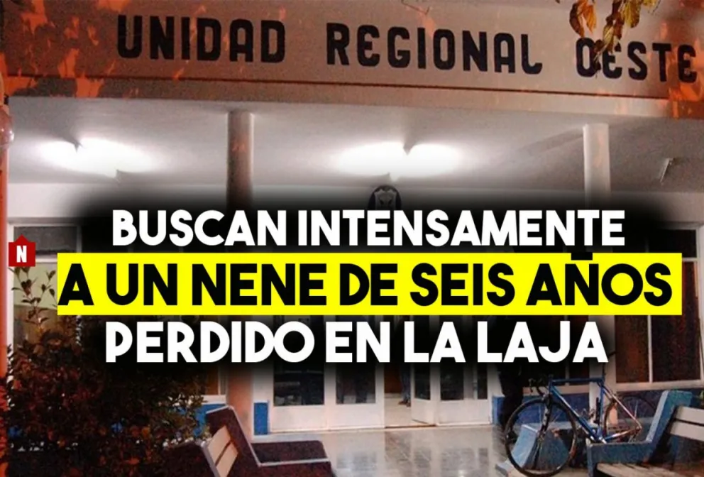 Buscan a un nene de seis años perdido en La Laja