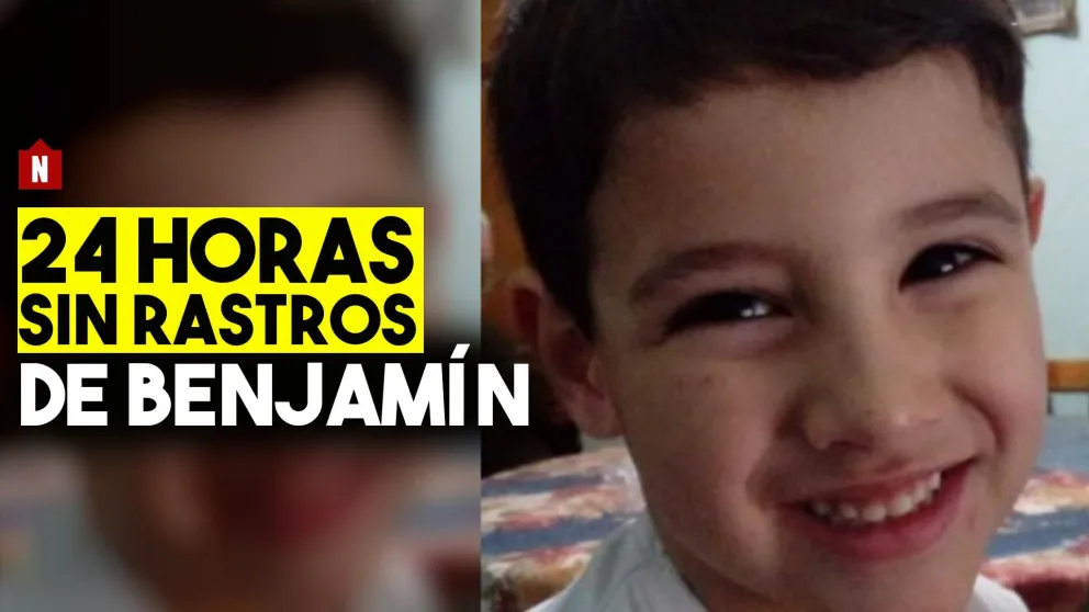 Se cumplieron 24 horas de la desaparición de Benjamín