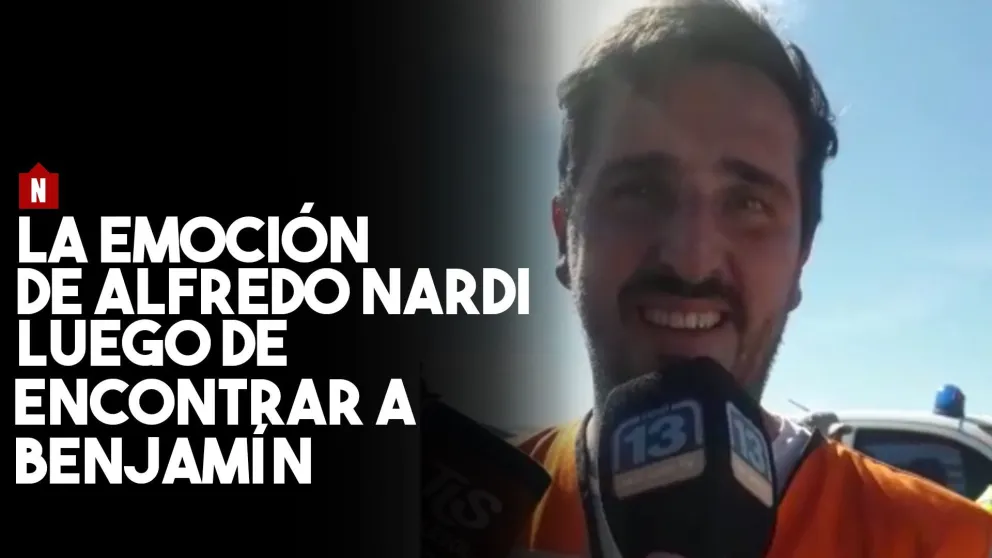 La emoción de Alfredo Nardi: "Un operativo de toda la provincia de San Juan"