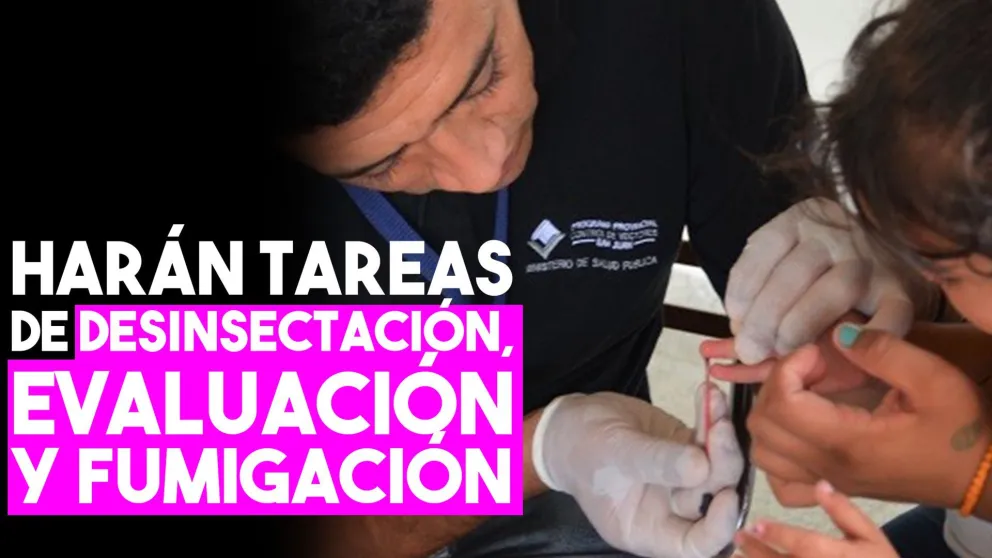 Habrá operativos de desinsectación, evaluación y fumigación en varios departamentos
