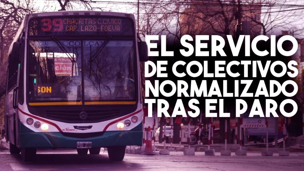 Tras el paro de colectivos, se normalizó el servicio