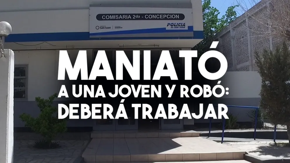 Trabajos comunitarios por maniatar y robarle a una almacenera