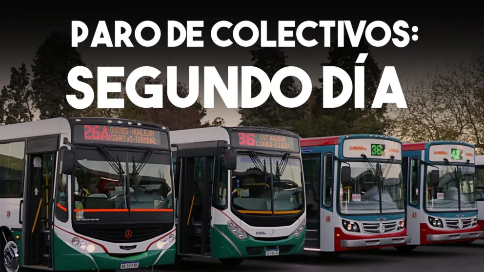 Paro de colectivos: día dos