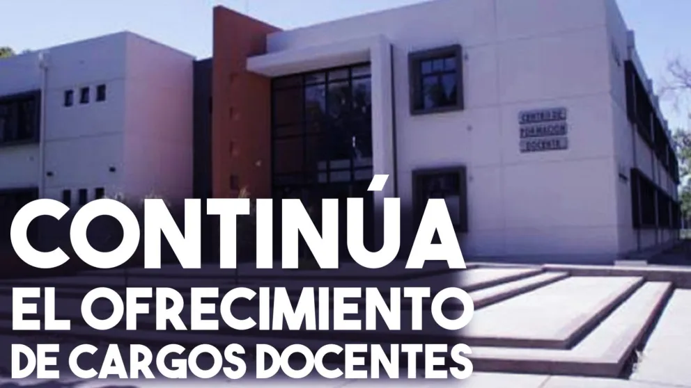 Continúa el ofrecimiento de cargos docentes