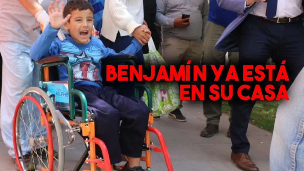 Le dieron el alta a Benjamín