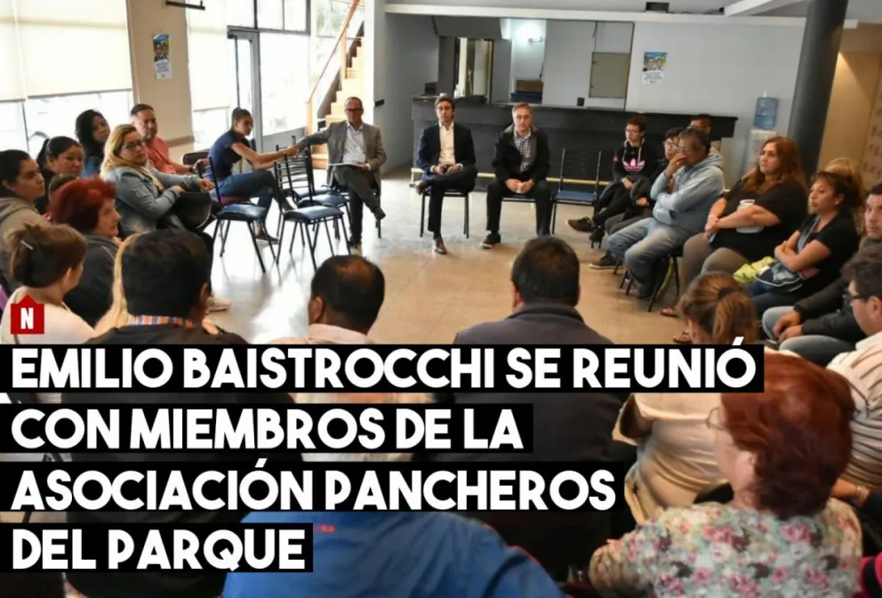 Vendedores de alimentos del Parque en la planificación de Baistrocchi